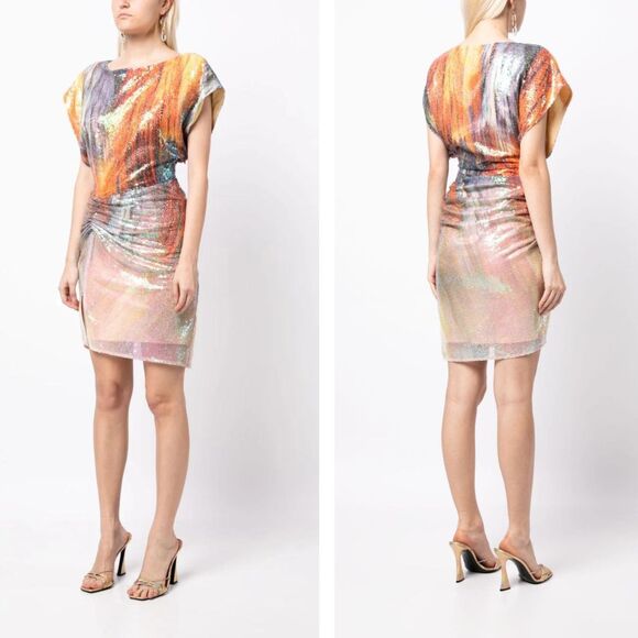 In the Mood For Love Tollero Sequin Mini Dress XS NEW - Picture 10 of 10